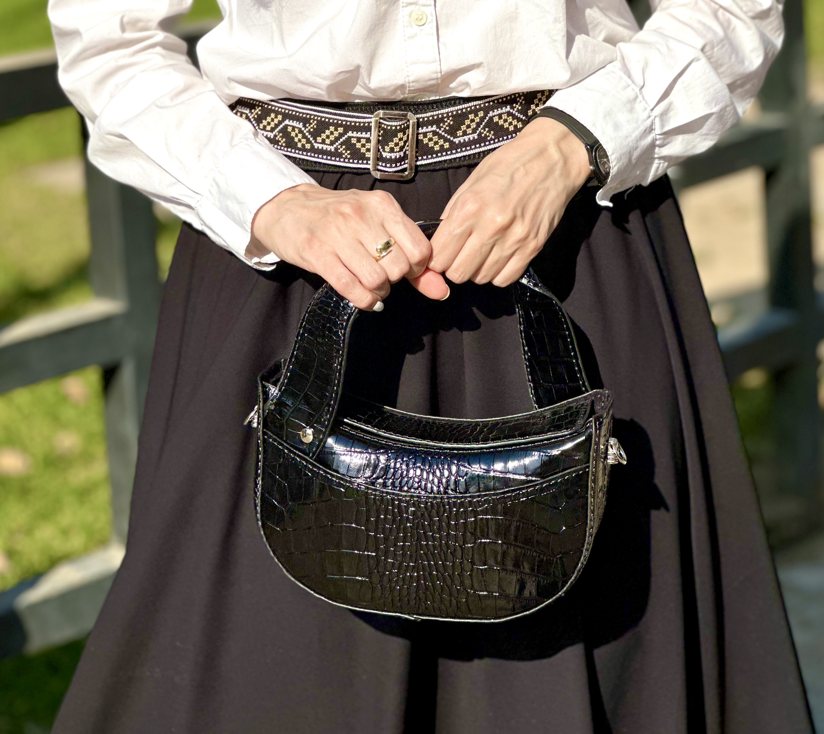 کیف چرم طبیعی دستدوز